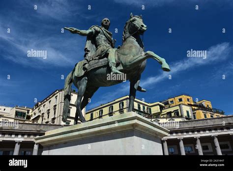 Bronze equestrian statue of Charles III, a King of Napoli, by Canova ...