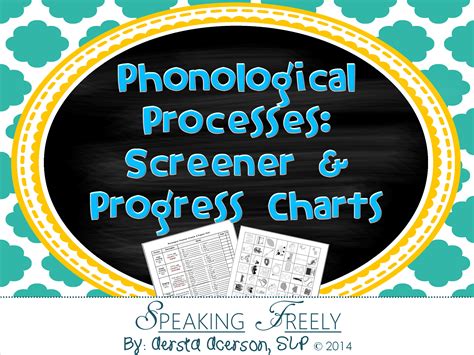 A grab-n-go screener & progress tracker for phonological processes! It can be used as an initial ...