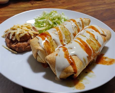 [Homemade] Air Fryer Chimichangas : r/food