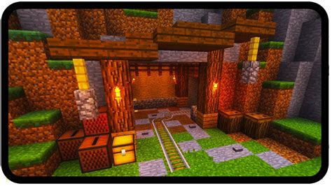 How to make a Minecraft Survival Mine Entrance / Mineshaft Entrance (design/build) - YouTube