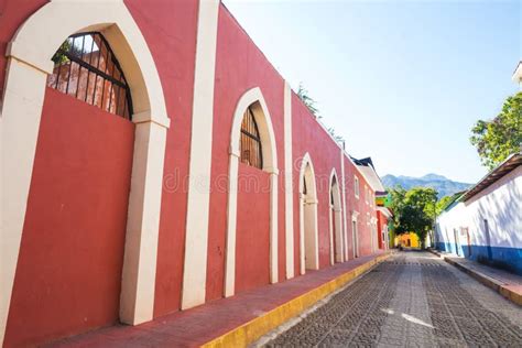 Colonial Architecture in Mexico Stock Image - Image of catholic, portal ...