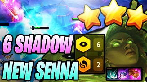 SENNA ⭐⭐⭐ 6 SHADOW + LUCIAN COMP - TFT Teamfight Tactics NEW SET 2 ...