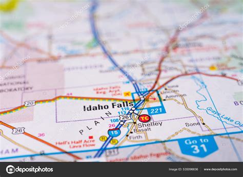 Idaho Falls Usa Map Stock Photo by ©aallm 535096636