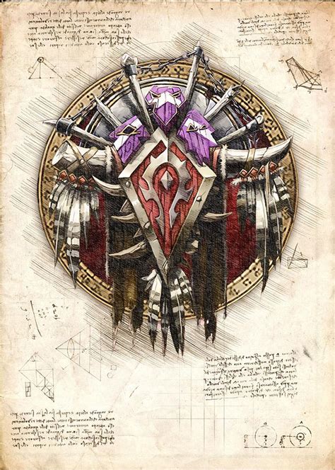 Horde races crest World of Warcraft WoW Digital Art by Mad Lab - Fine ...