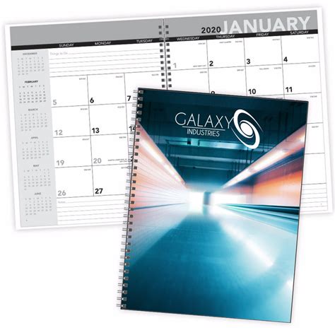 Custom Standard Year Desk Planners Calendars | X11457 - DiscountMugs