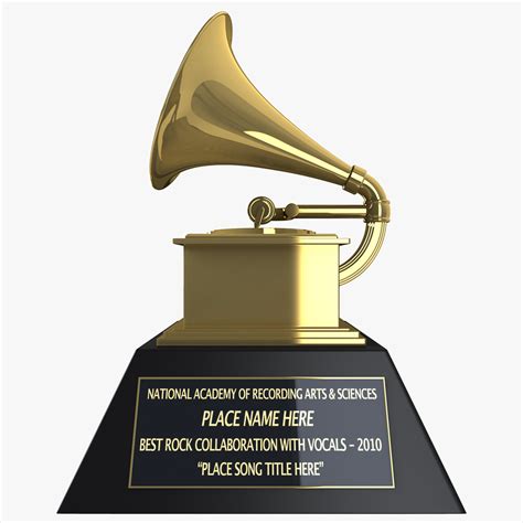 Grammy Award 3D model | CGTrader