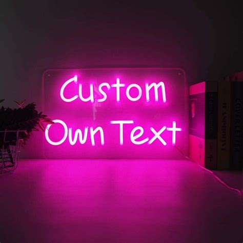 Personalizable Customizable Neon Sign Light Lamp Wall Decor – neonsign.us