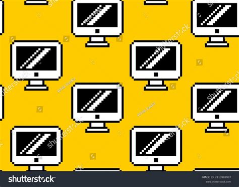 8 Bit Pixel Monitor Cartoon Drawing Stock Illustration 2113969907 | Shutterstock
