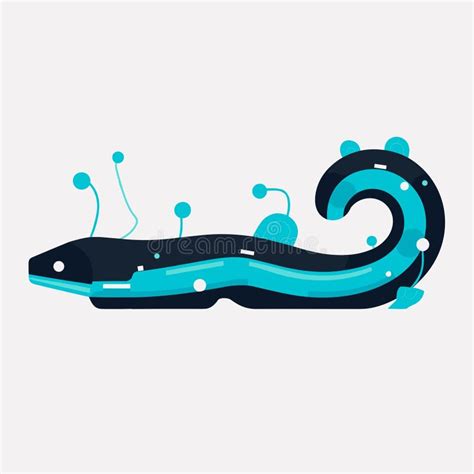 Electric Eel Vector Flat Minimalistic Isolated Illustration Stock Vector - Illustration of flat ...