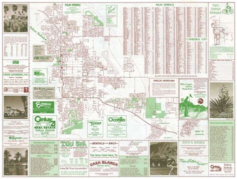 Navigating The Oasis: A Comprehensive Guide To The Palm Springs Map - Maps With Latitude and ...