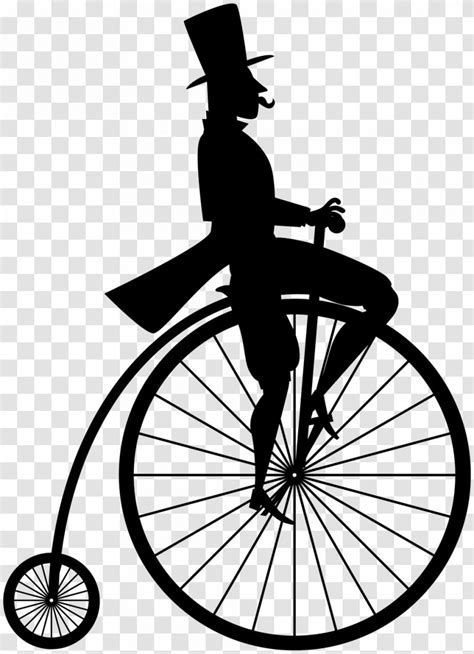 Penny-farthing Bicycle - Drawing - Bicycles Transparent PNG