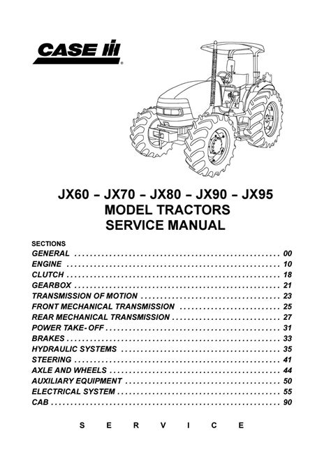 CASE IH JX70 TRACTOR Service Repair Manual by 16399975 - Issuu