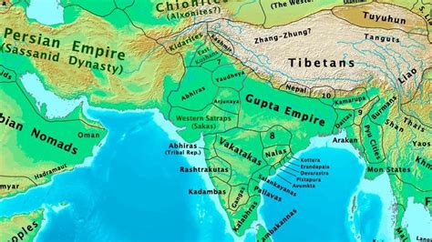 Map Of Ancient India Labeled