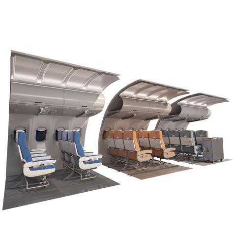 Interior fuselage aircraft 3D model - TurboSquid 1593757