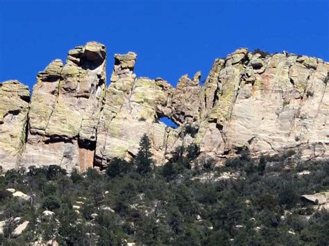 The giant "window" sitting atop the Ventana Canyon Hiking Trail offers ...