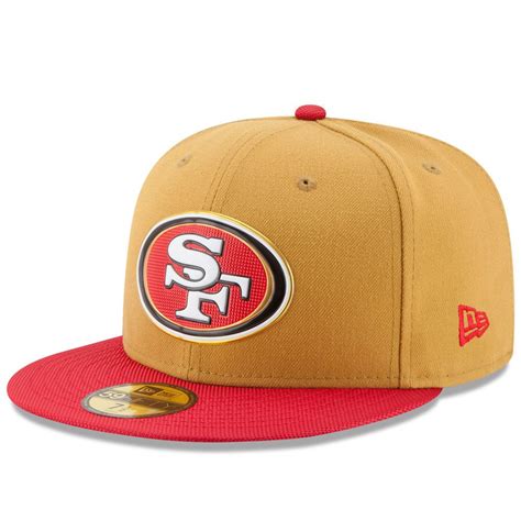 Men's San Francisco 49ers New Era Gold Collection 59FIFTY Fitted Hat ...