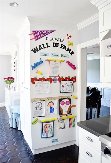 My finished Kids Artwork "Wall of Fame" #kidsroomsideas | Display ...