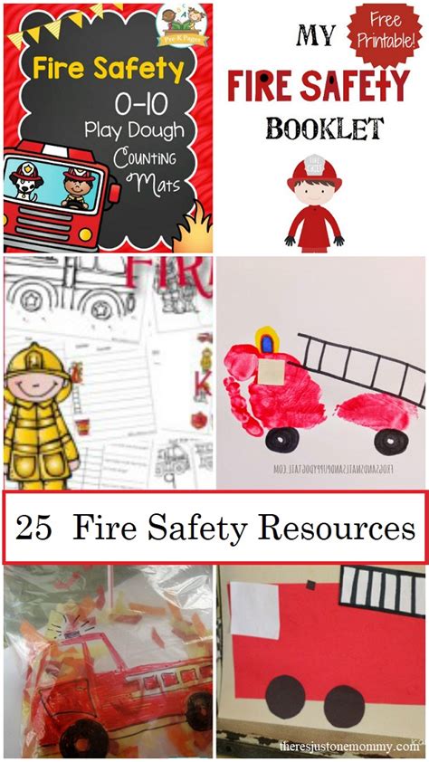 Fire Safety Crafts & Activities | There's Just One Mommy