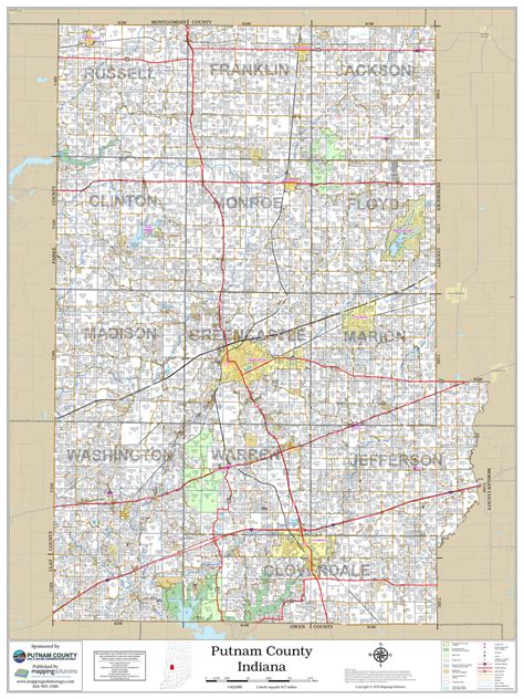 Putnam County Indiana Map | Hiking In Map