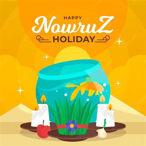 Free Vector | Hand drawn design nowruz celebration