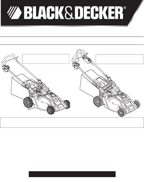 Black & Decker Lawn Mower SPCM1936 User Guide | ManualsOnline.com