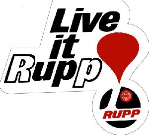 Rupp "Live it Rupp" Snowmobile Decal