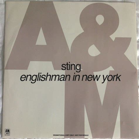 Sting - Englishman In New York (1990, Vinyl) | Discogs