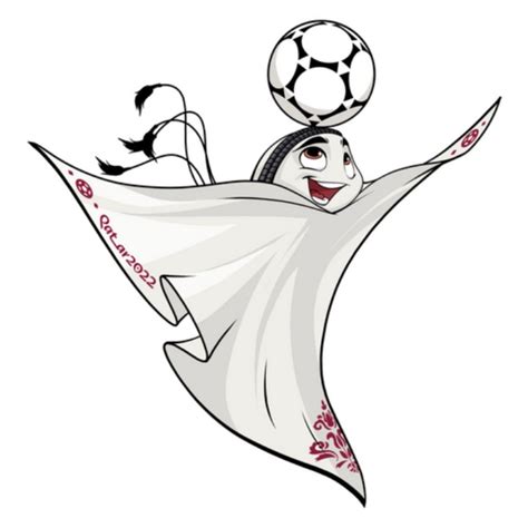 La'eeb (FIFA World Cup 2022 Mascot) | Cute drawings, Meaningful pictures, Soccer art