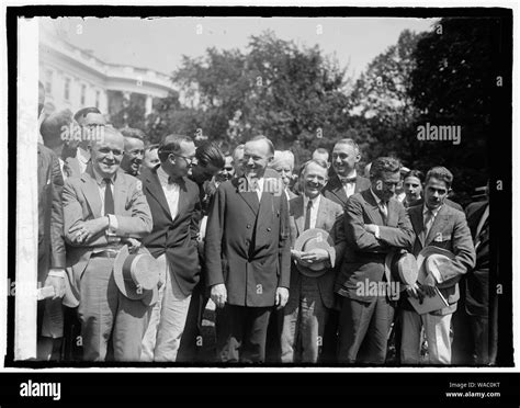 Coolidge & Newspapermen, 8/14/23 Stock Photo - Alamy