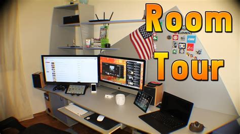 ULTIMATE TECH ROOM TOUR AND DESK TOUR - 2014 - YouTube