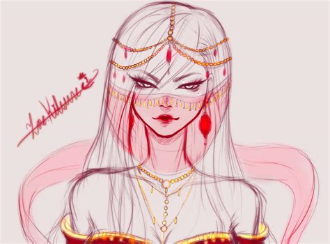Arabian Concubine sketch by XxNekoBoyxX on DeviantArt