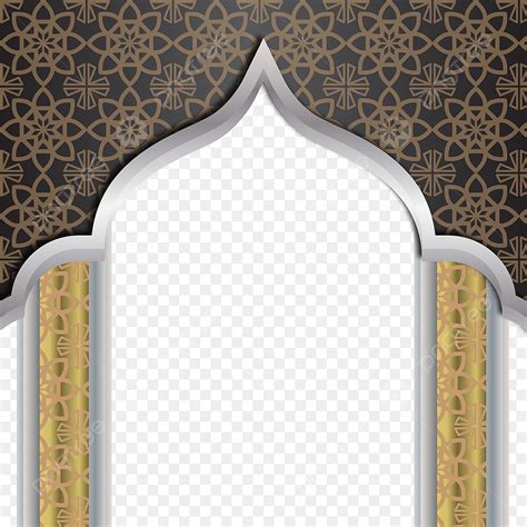 Islamic Motifs Arch Window Border, Window Drawing, Wind Drawing, Border ...