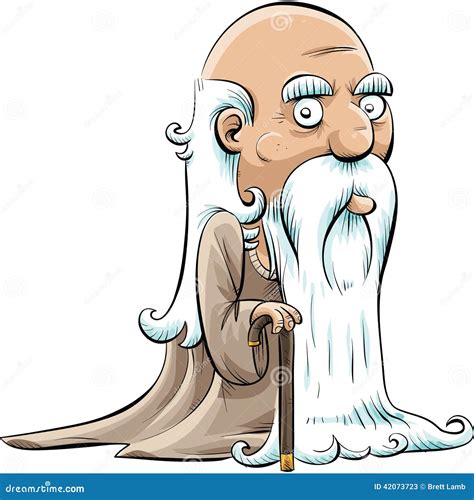 Wise Old Man stock illustration. Image of warlock, merlin - 42073723