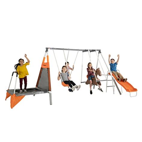 Best Swing Set with Trampoline and Slide Black Friday 2022 - Jusifying ...