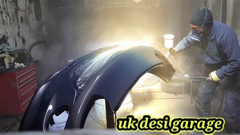 How To Paint Car In DIY Spray Booth | BY UK Desi Garage | 2020 - YouTube