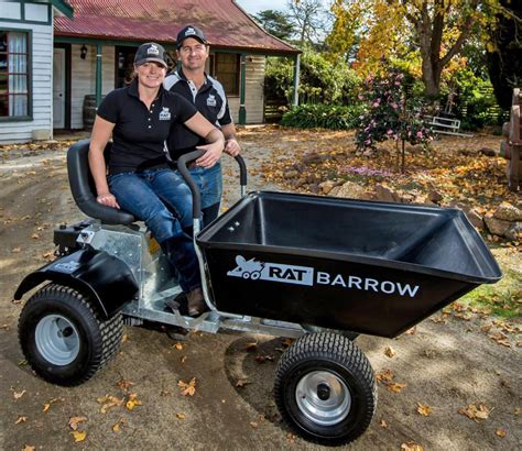 The Rat Barrow Is The World's First Ride-On Motorized Wheelbarrow | Motorized wheelbarrow ...