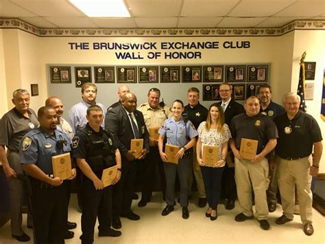 Brunswick club honors Officers of the Year - Georgia District Exchange Clubs