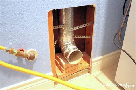 Recessed Dryer Vent Box Installation / Learn how to install a dryer vent properly with the ...