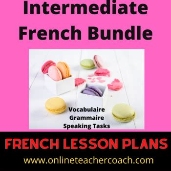 Intermediate French BUNDLE by French Online Teacher | TPT