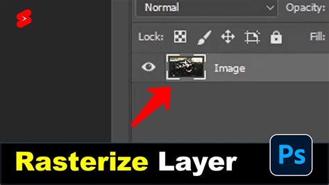 How to Rasterize Layer in Photoshop Quickly - YouTube