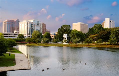 Cityscape Scene Of Downtown Huntsville, Alabama Stock Photo - Image ...