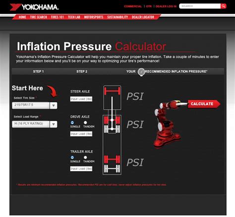 Yokohama launches new online tire pressure calculator - Truck News