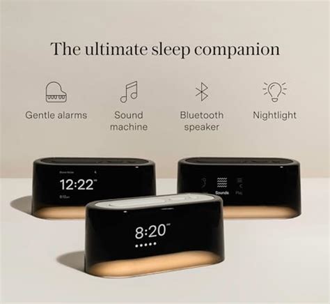 Loftie Smart Alarm Clock - Sound Machine, Bluetooth Speaker, Custom ...