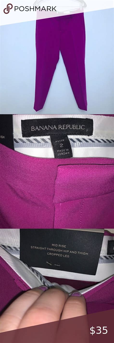 Banana Republic Cropped Avery Pants | Banana republic pants, Banana ...