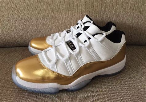 Air Jordan 11 Low White Gold Olympic - Sneaker Bar Detroit