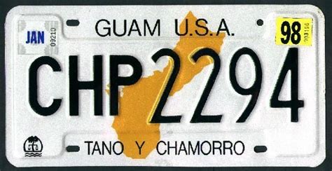 Guam...Hafa Adai | License plate, State license plate, Guam