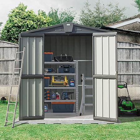 Amazon.com : domi outdoor living Domi 5'x3' Storage Shed,Metal Sheds&Outdoor Clearance with ...