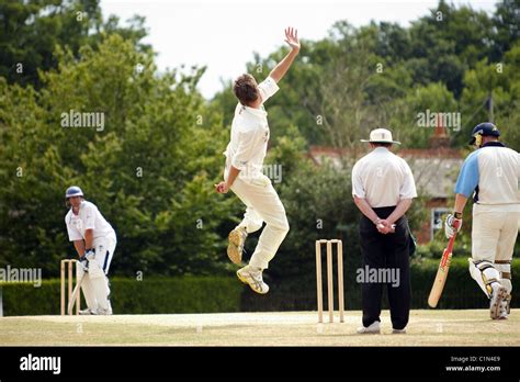 Matt Thomson, son of Australian fast bowler Jeff Thomson bowling At the ...