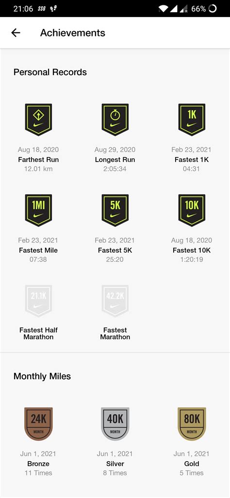 I want to implement Achievements features like Nike Run club app. Any ...