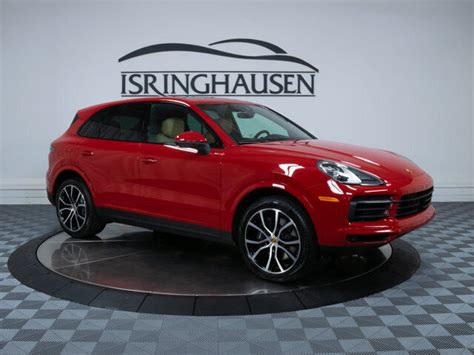 2023 Porsche Cayenne 10 Miles Carmine Red Sport Utility Intercooled ...